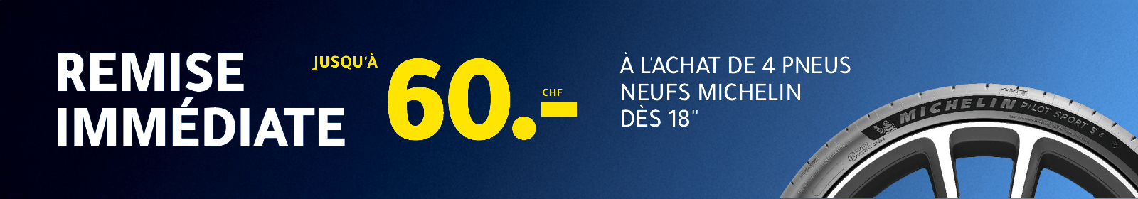 Remise Michelin 25 fr