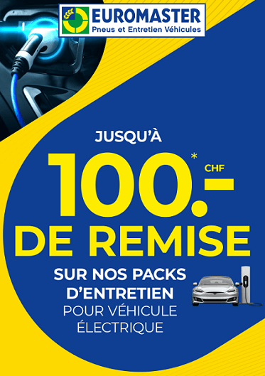 100 CHF sur packs EV