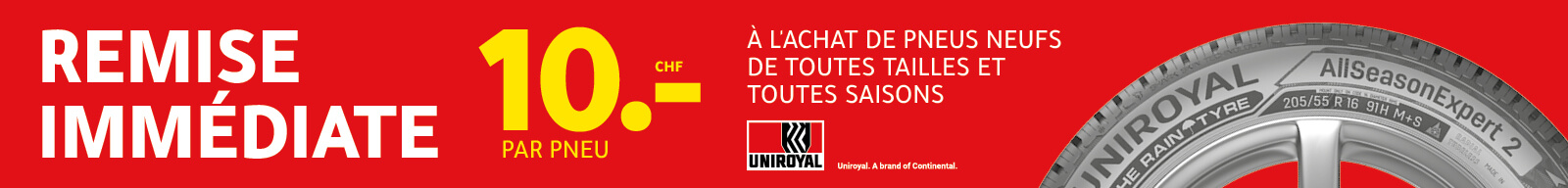 Promotion pneus Michelin